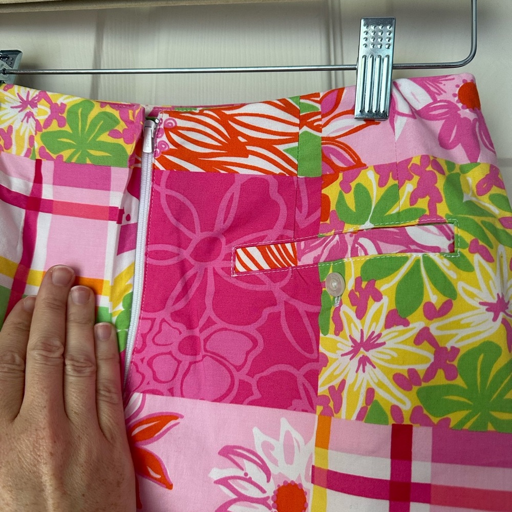 Lilly Pulitzer patchwork skirt - Picture 3 of 8